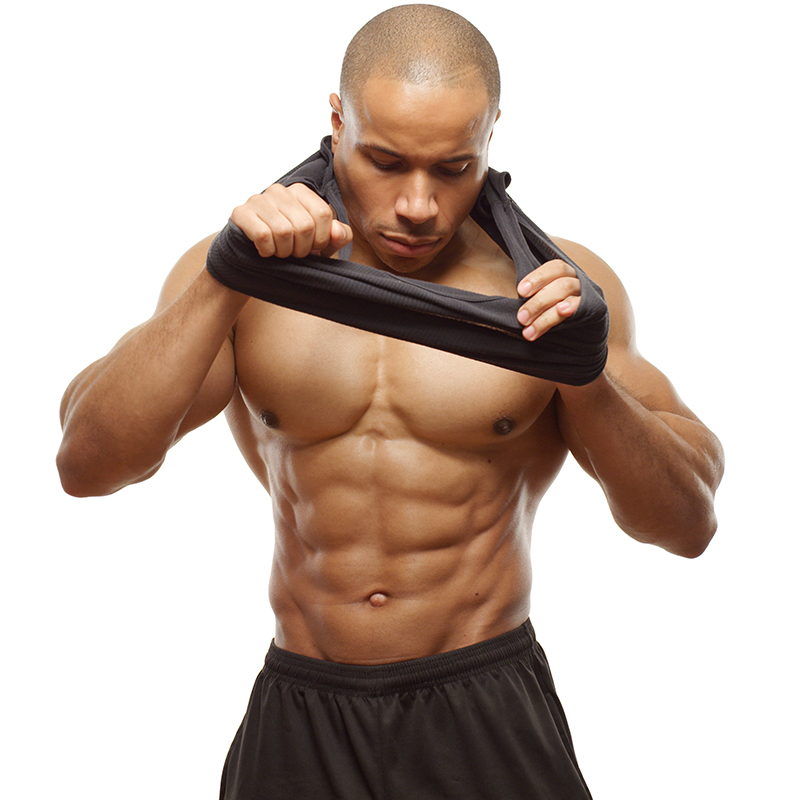 Akin Ajamu - Body - Black Tanktop Black Shorts 04