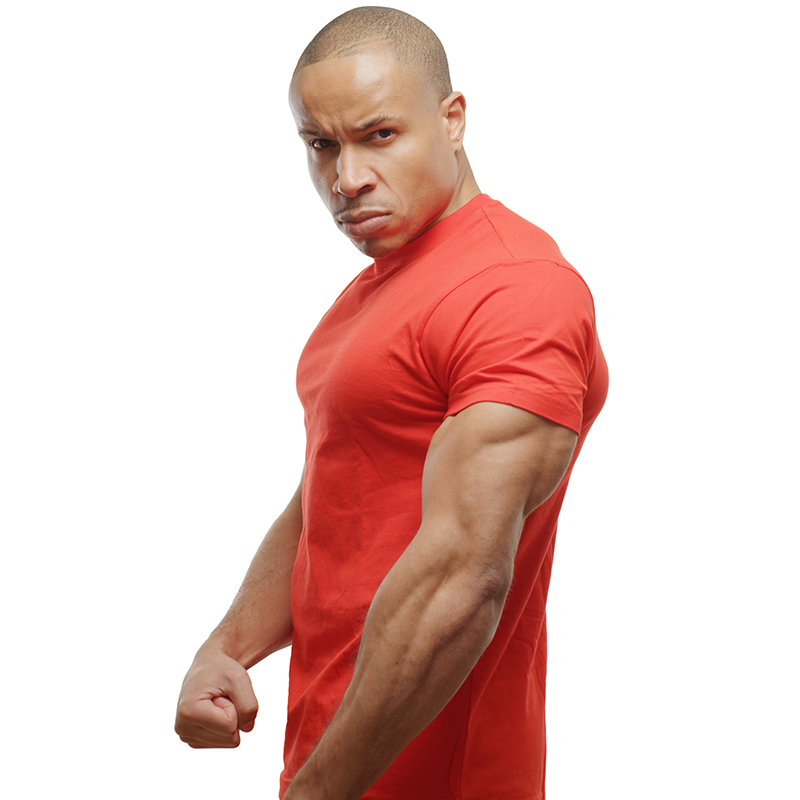 Akin Ajamu - Body - Red T-Shirt 01