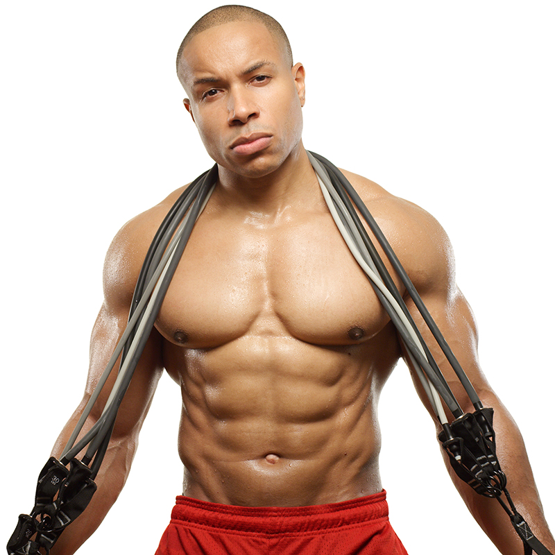 Akin Ajamu - Body - Bands Red Shorts 01